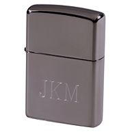Engraved Gunmetal Zippo Lighter for Groomsmen