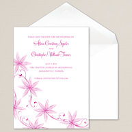 Vintage Blooms Save the Date Card